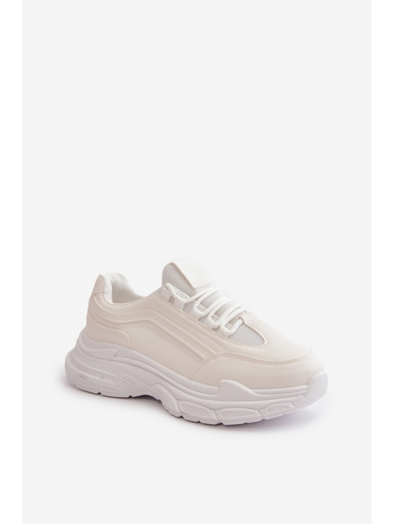 Sneakers Women Sport Shoes Thick Sole White Lerila