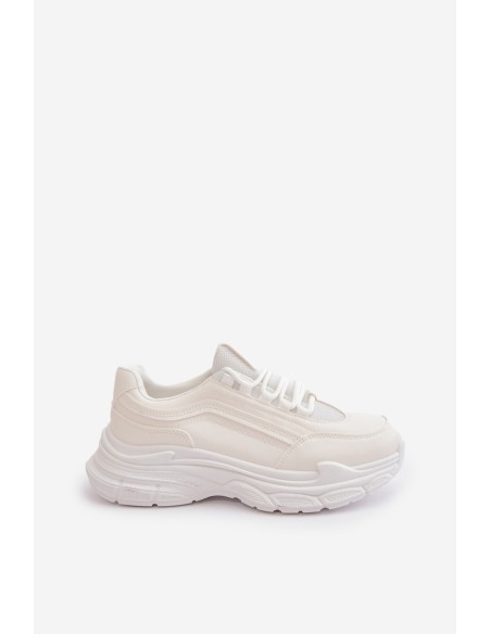 Sneakers Women Sport Shoes Thick Sole White Lerila