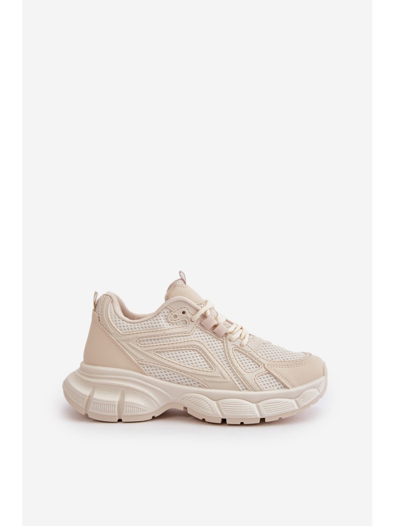 Women's Sports Sneakers Beige Timoci