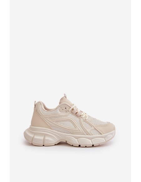 Women's Sports Sneakers Beige Timoci