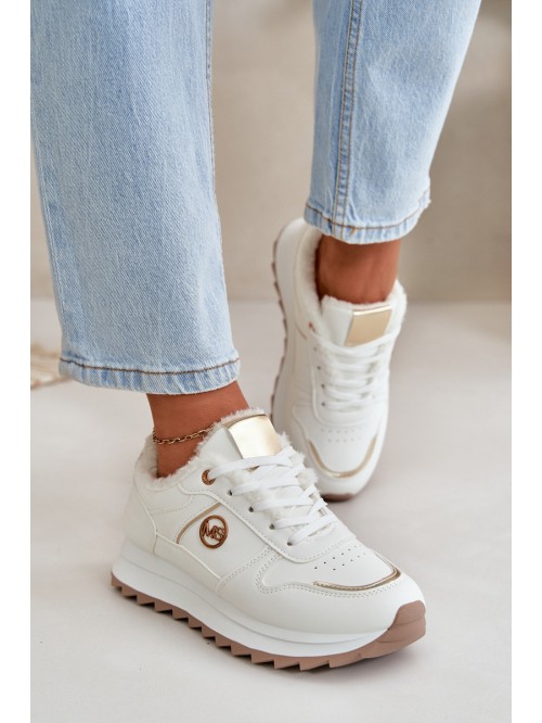 Warm Lined Sports Shoes On Platform White Lerisas 2