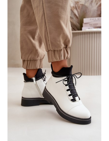 Low Women's Boots Insulated Eco Leather Beige Erisabelle