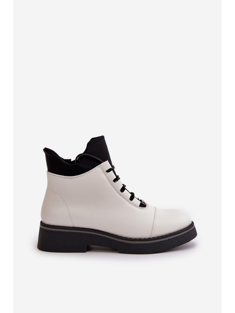 Low Women's Boots Insulated Eco Leather Beige Erisabelle