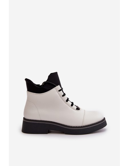 Low Women's Boots Insulated Eco Leather Beige Erisabelle