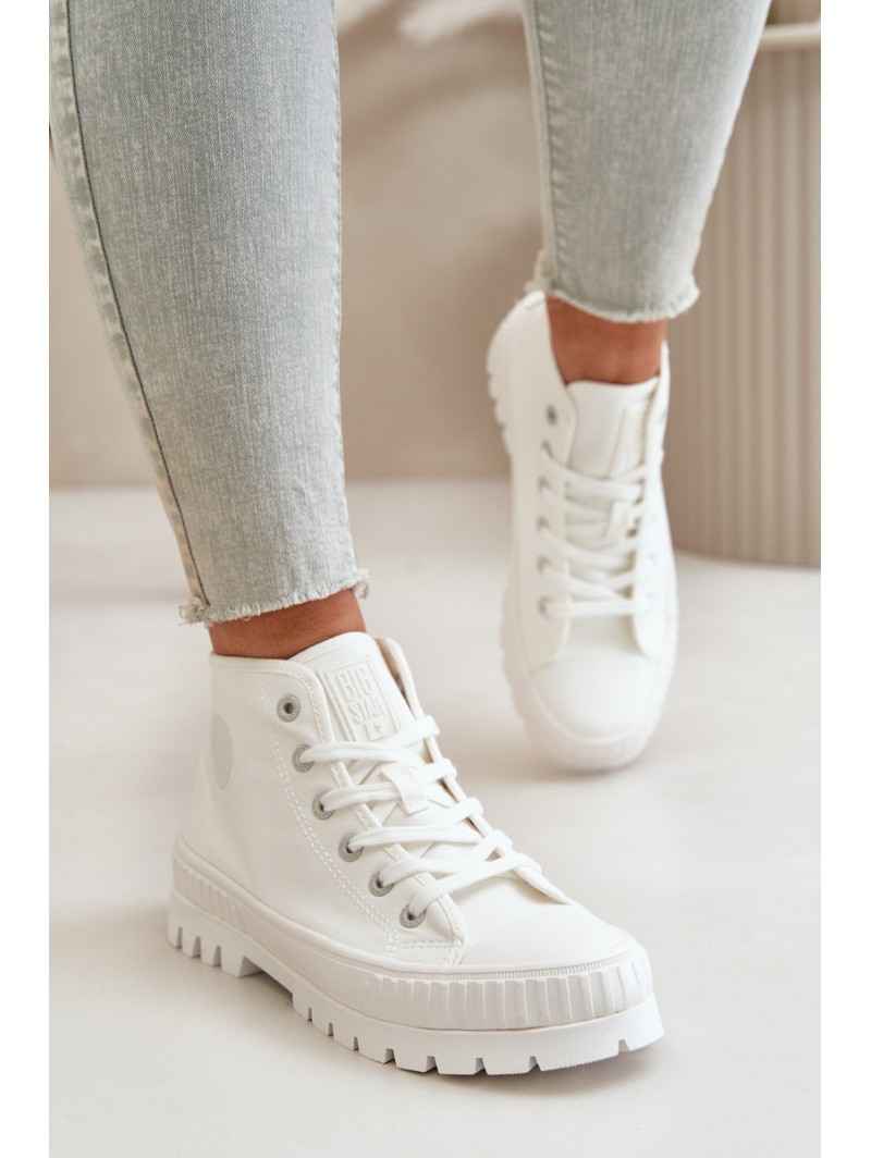 Women's High Top Sneakers Big Star OO274009 White