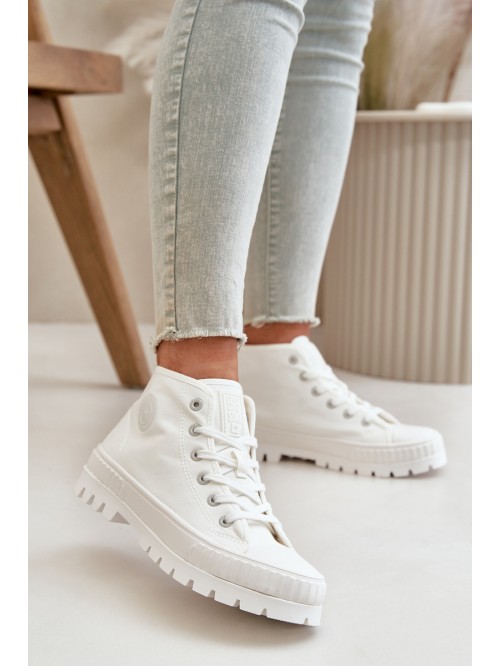 Women's High Top Sneakers Big Star OO274009 White 2