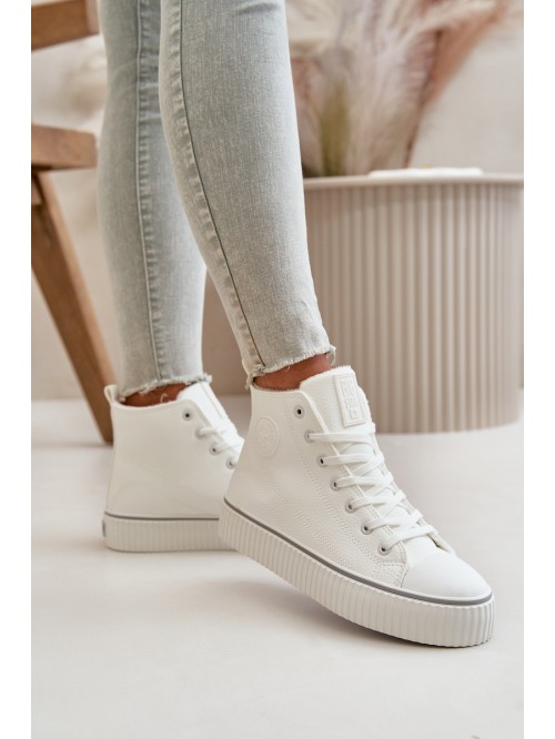 Women's Insulated Sneakers Made Of Eco Leather Big Star OO274788 White