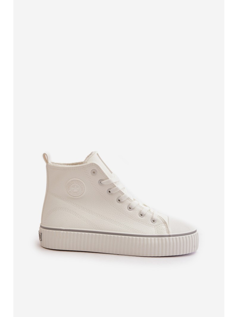 Women's Insulated Sneakers Made Of Eco Leather Big Star OO274788 White