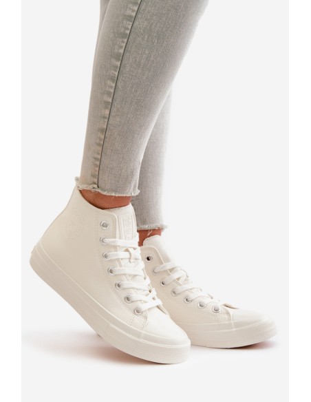 Women's Insulated Sneakers From Eco Leather White Big Star OO274932