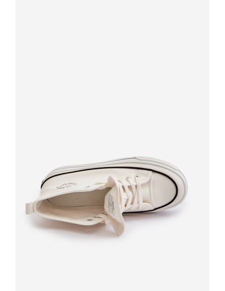 Warm Women's Sneakers On Platform Eco Leather Big Star OO274061 White