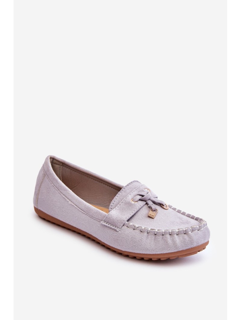 Classic Suede Loafers Grey Good Time