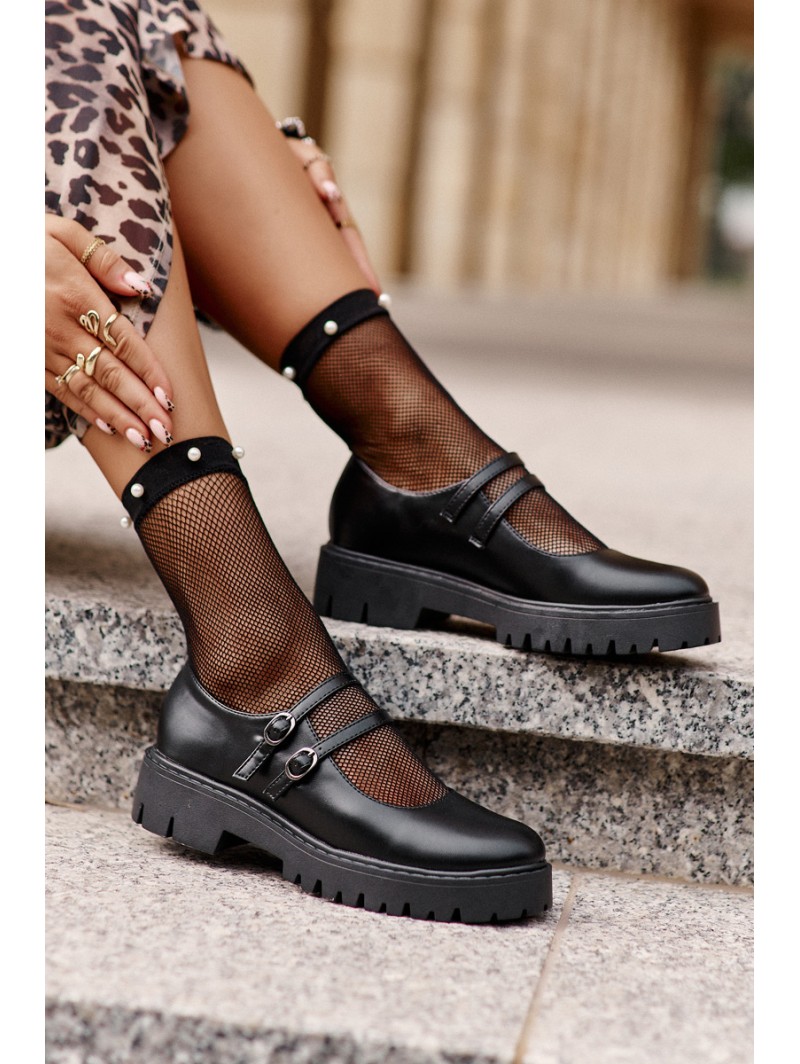 Women's Lace-Up Shoes Black Rialuna