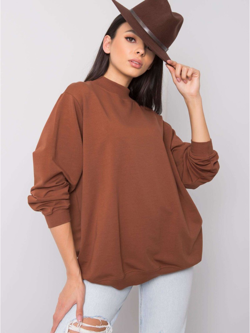 Bluza-RV-BL-5185.81P-ciemny brązowy