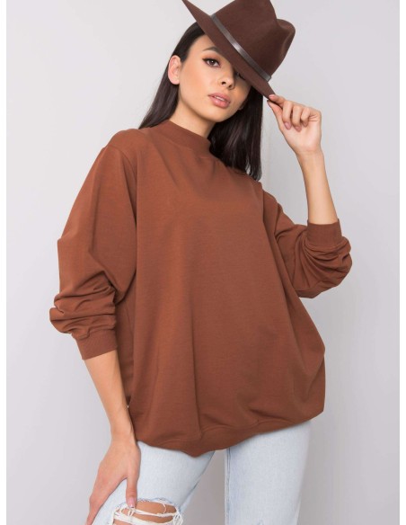 Bluza-RV-BL-5185.81P-ciemny brązowy