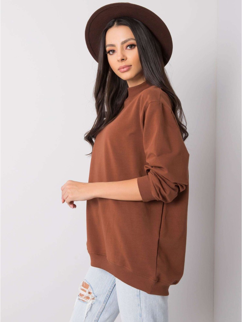 Bluza-RV-BL-5185.81P-ciemny brązowy