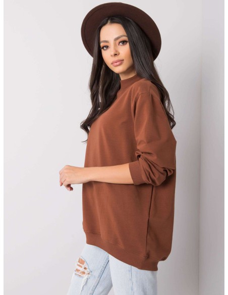 Bluza-RV-BL-5185.81P-ciemny brązowy