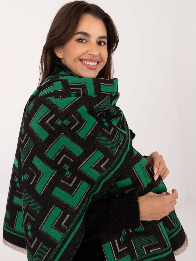 Szalik-AT-SZ-23158.32-czarno-zielony