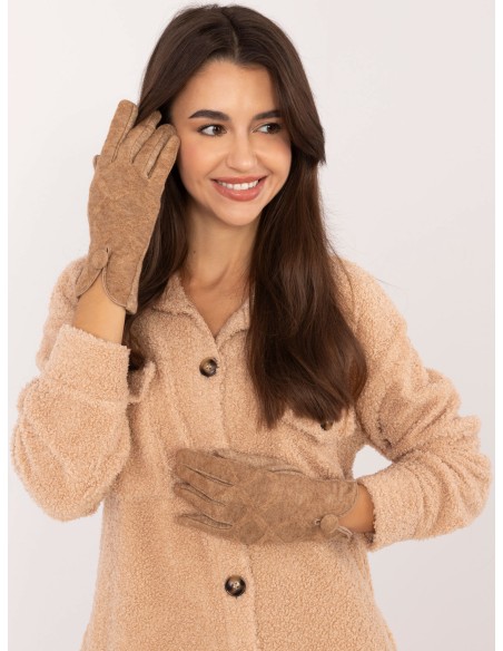Rękawiczki-AT-RK-23903.55-camelowy