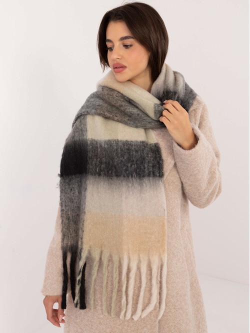 Szalik-AT-SZ-2312501.62-czarno-beżowy
