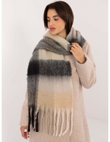 Szalik-AT-SZ-2312501.62-czarno-beżowy