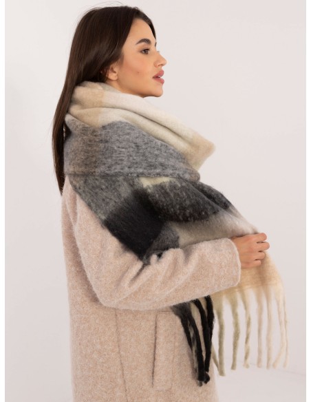 Szalik-AT-SZ-2312501.62-czarno-beżowy