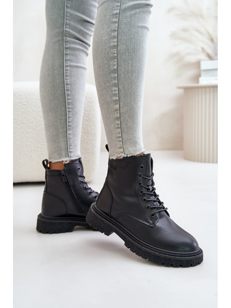Insulated Ankle Boots Workers Women OO274A126 Black