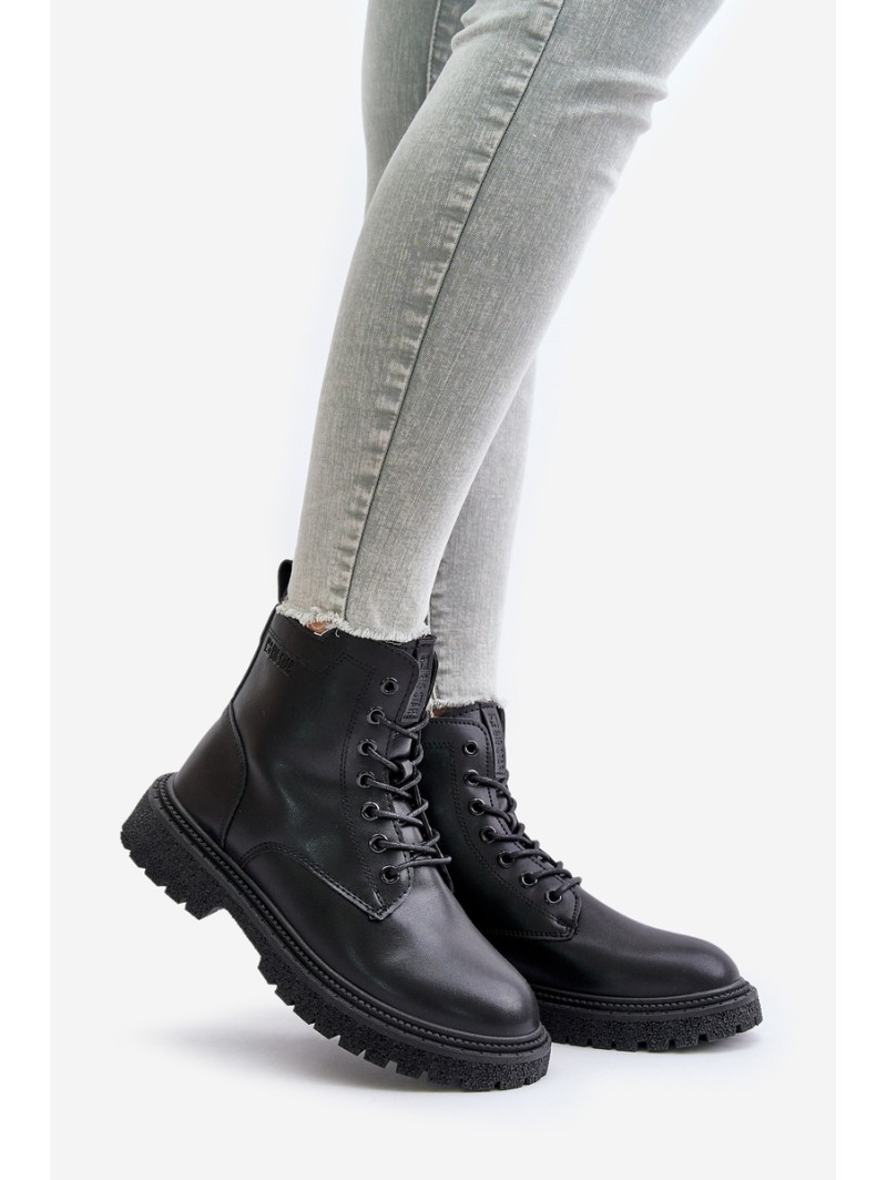 Insulated Ankle Boots Workers Women OO274A126 Black