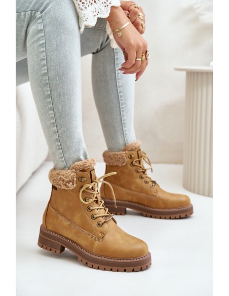 Warm Women's Boots Big Star OO274A285 Camel