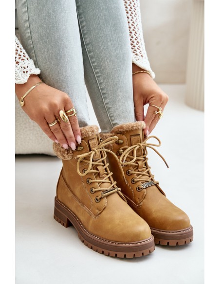 Warm Women's Boots Big Star OO274A285 Camel