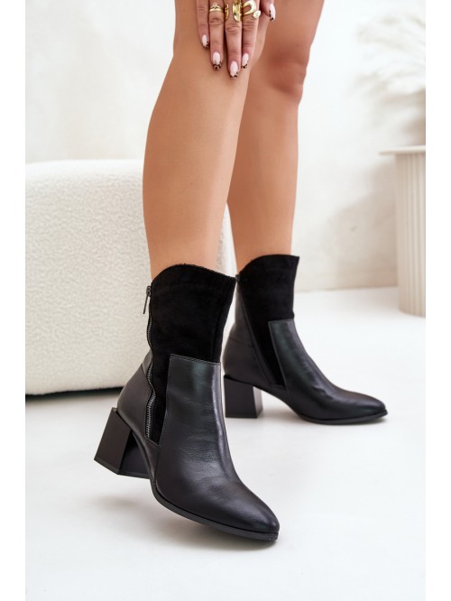 Insulated Women's Heeled Boots Black Relabina 2