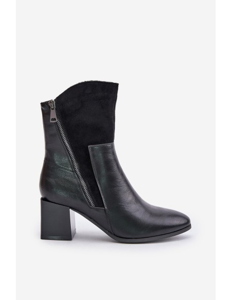 Insulated Women's Heeled Boots Black Relabina