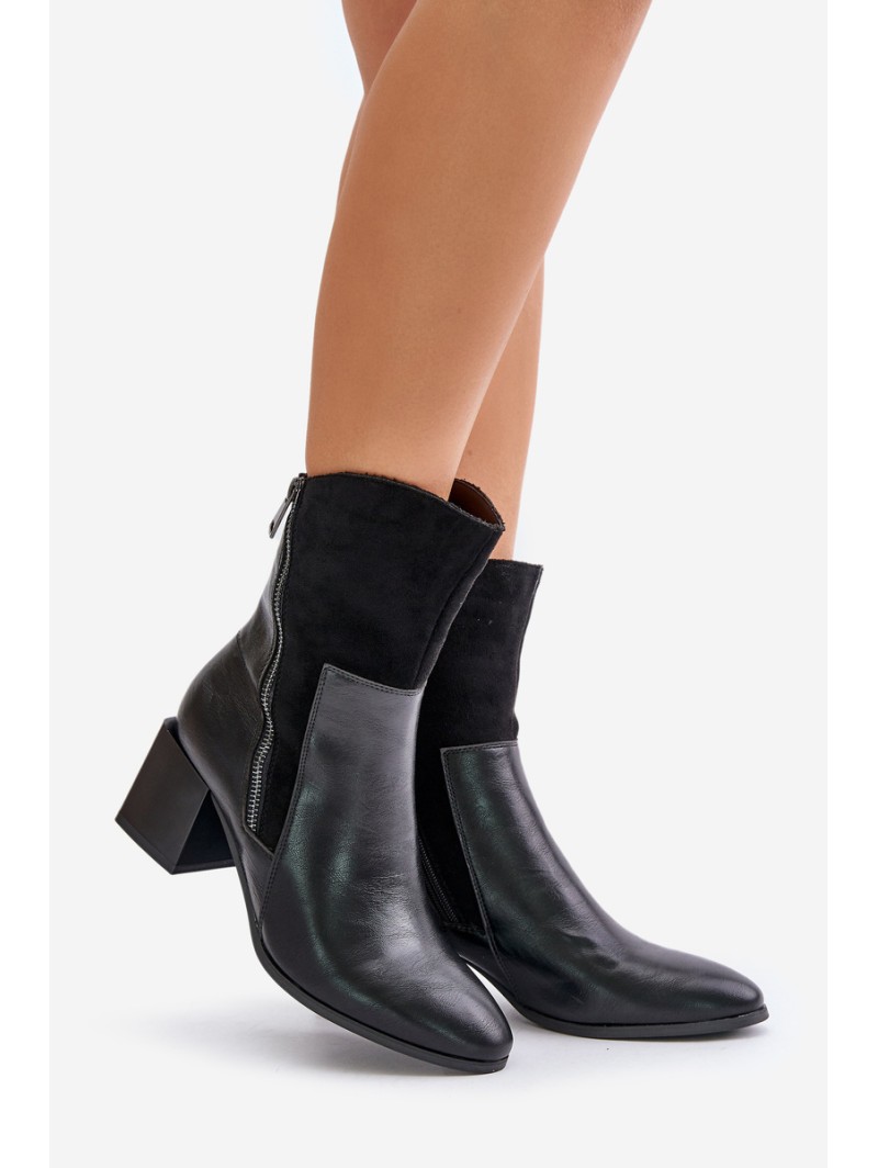 Insulated Women's Heeled Boots Black Relabina
