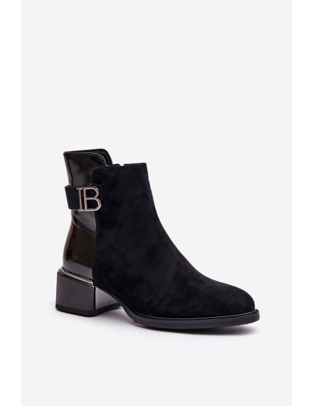 Elegant Ankle Boots With Heels Insulated MR880-040 Black