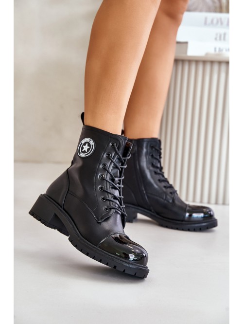 Worker Boots With Zipper Insulated Black Soratta 2