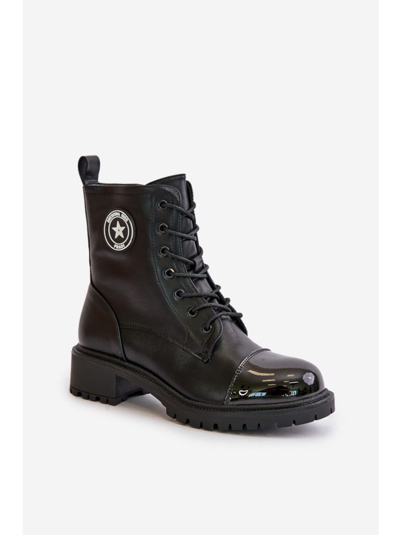 Worker Boots With Zipper Insulated Black Soratta