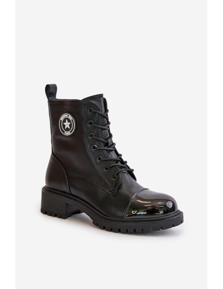 Worker Boots With Zipper Insulated Black Soratta