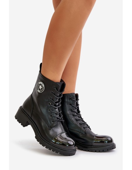 Worker Boots With Zipper Insulated Black Soratta