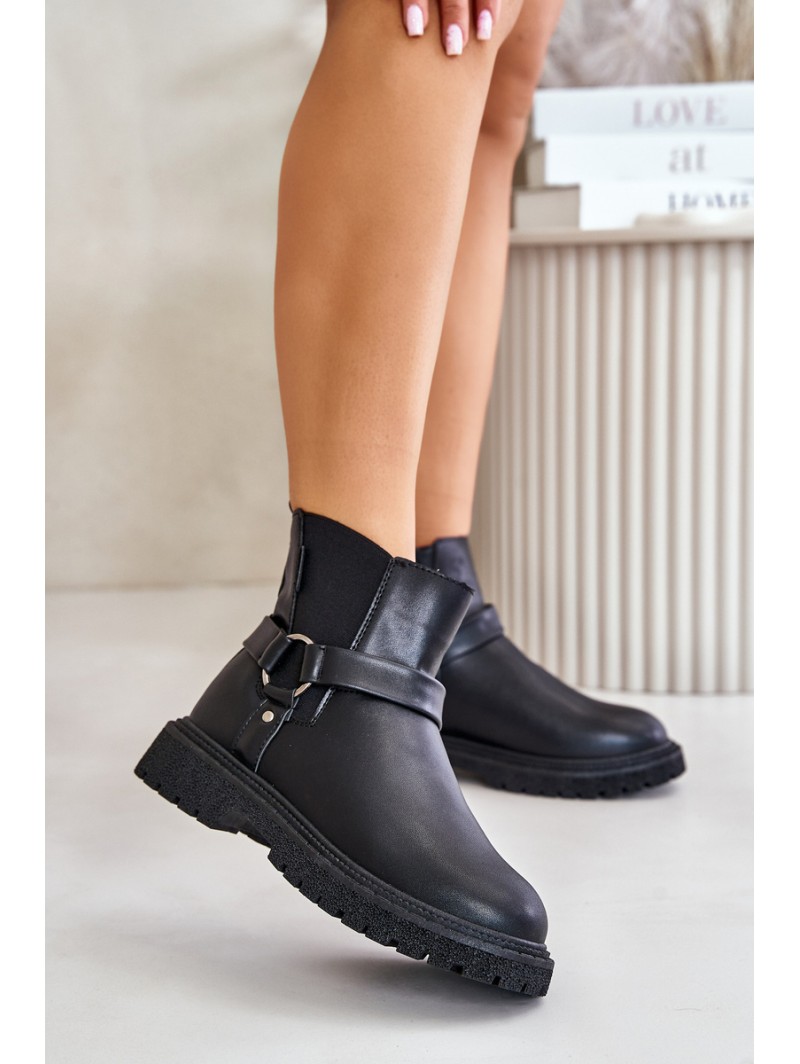 Ankle Boots Insulated With Zipper Big Star OO274A128 Black