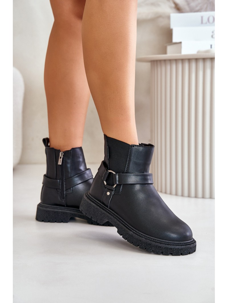 Ankle Boots Insulated With Zipper Big Star OO274A128 Black