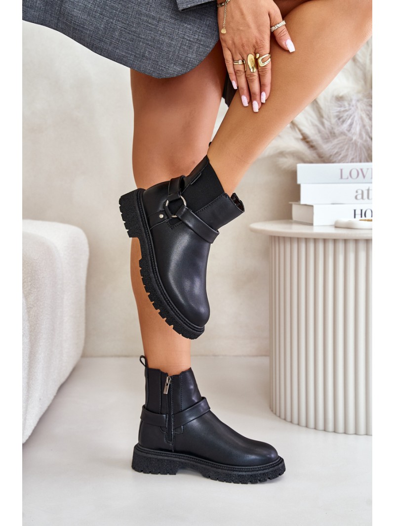 Ankle Boots Insulated With Zipper Big Star OO274A128 Black