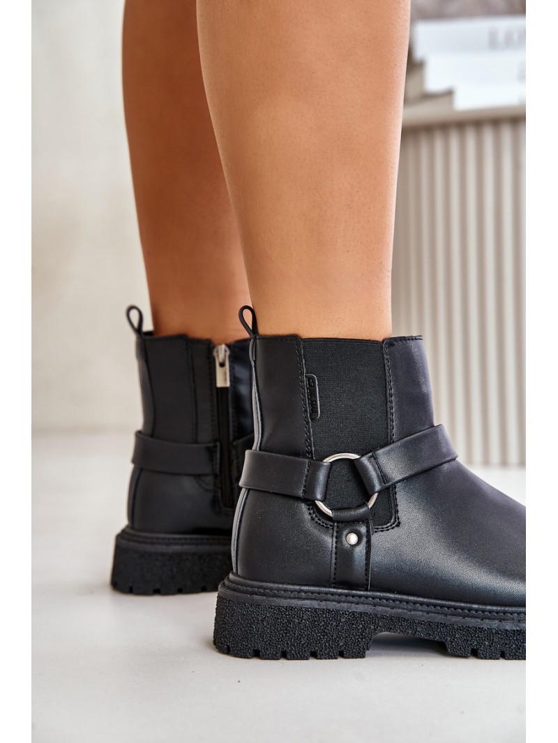 Ankle Boots Insulated With Zipper Big Star OO274A128 Black