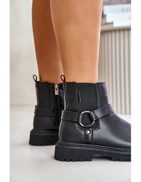 Ankle Boots Insulated With Zipper Big Star OO274A128 Black