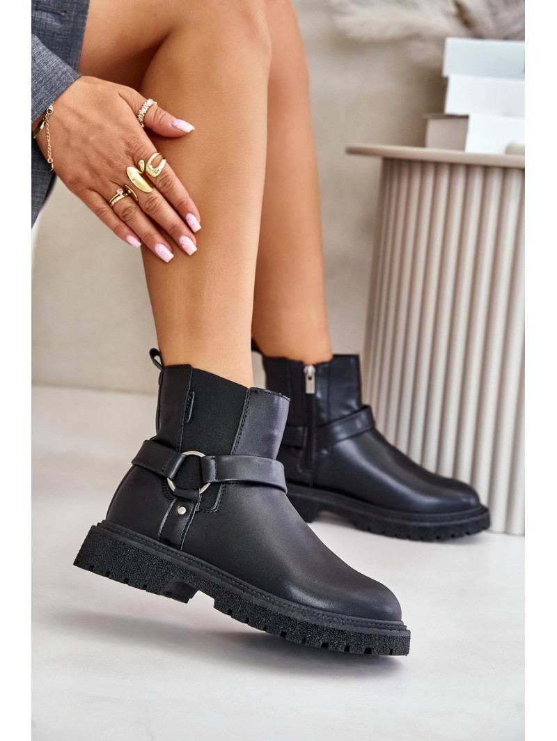 Ankle Boots Insulated With Zipper Big Star OO274A128 Black