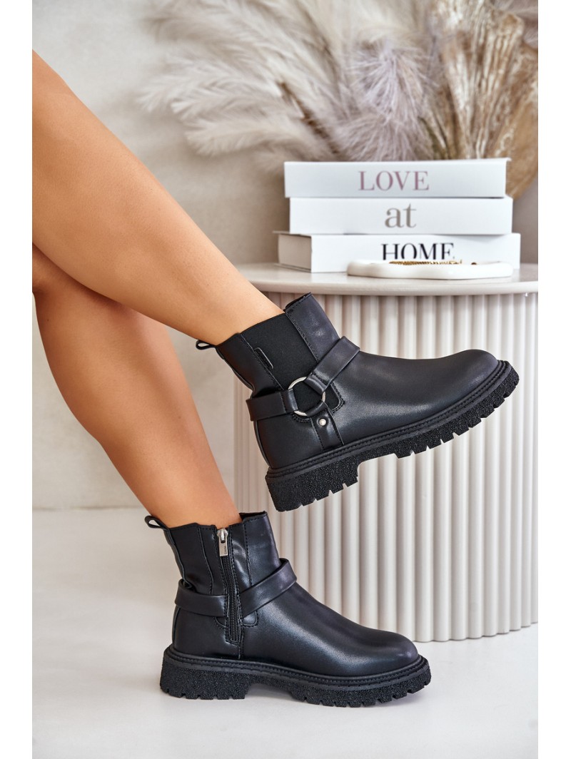 Ankle Boots Insulated With Zipper Big Star OO274A128 Black