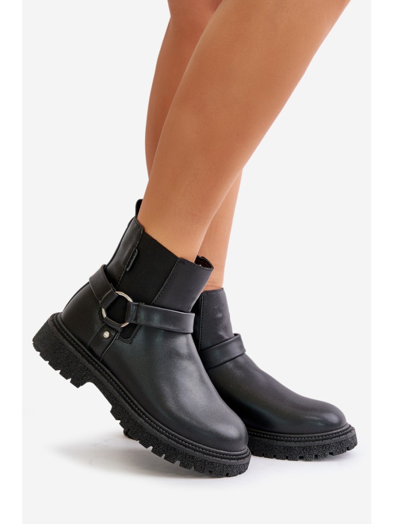 Ankle Boots Insulated With Zipper Big Star OO274A128 Black