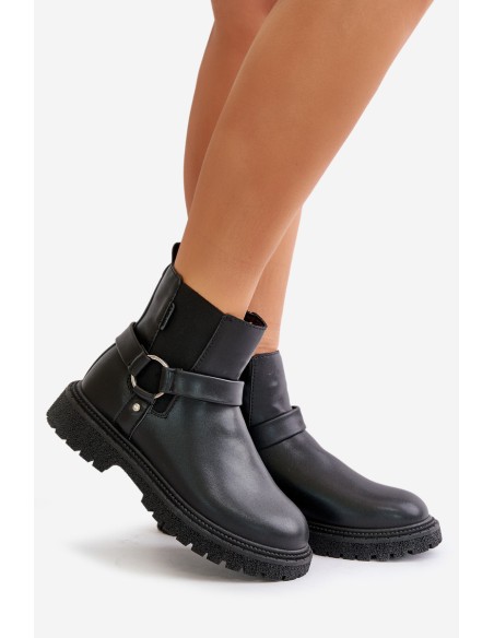 Ankle Boots Insulated With Zipper Big Star OO274A128 Black
