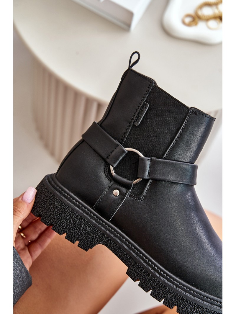 Ankle Boots Insulated With Zipper Big Star OO274A128 Black