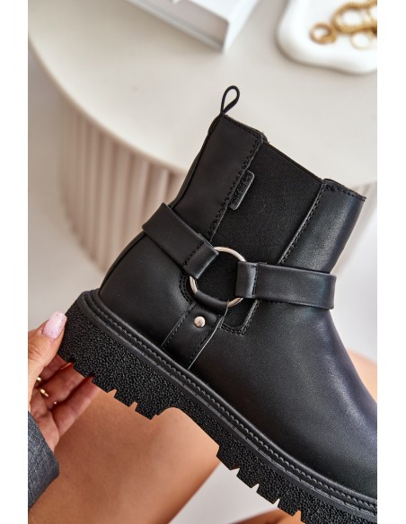 Ankle Boots Insulated With Zipper Big Star OO274A128 Black