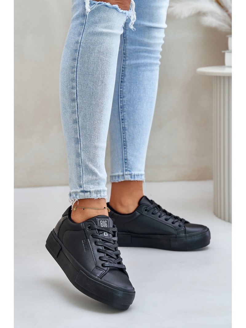 Warm Women's Platform Sneakers Big Star OO274A555 Black