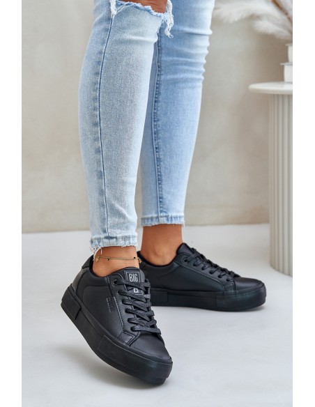 Warm Women's Platform Sneakers Big Star OO274A555 Black